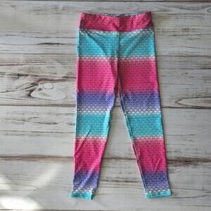Eddie Bauer Kids Mermaid Print Leggings sz L 14/16